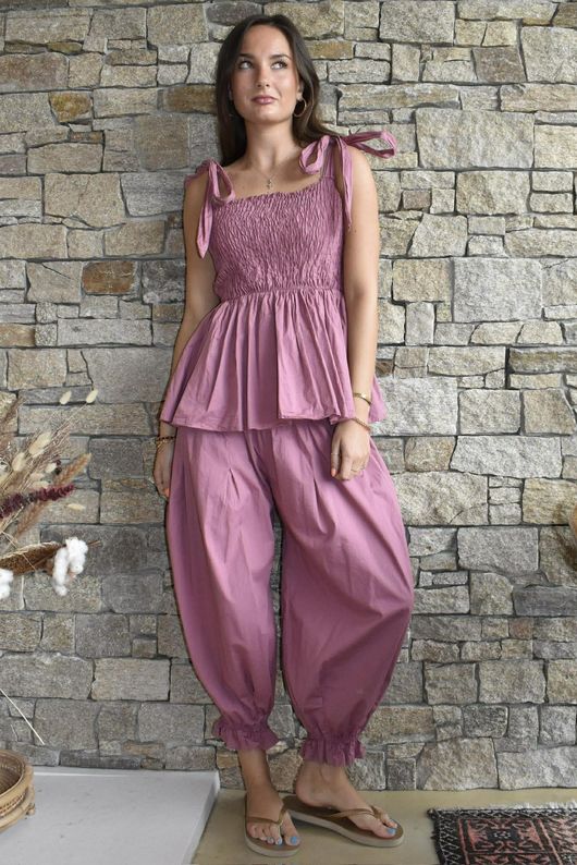 Paloma Bloomer Pant Indian Pink